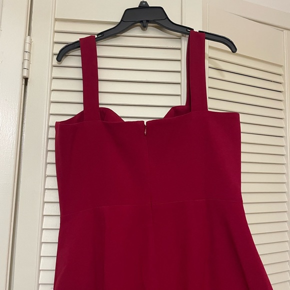 Dress the Population Burgundy Midi Dress Size XL Burgundy NWT - Picture 7 of 11